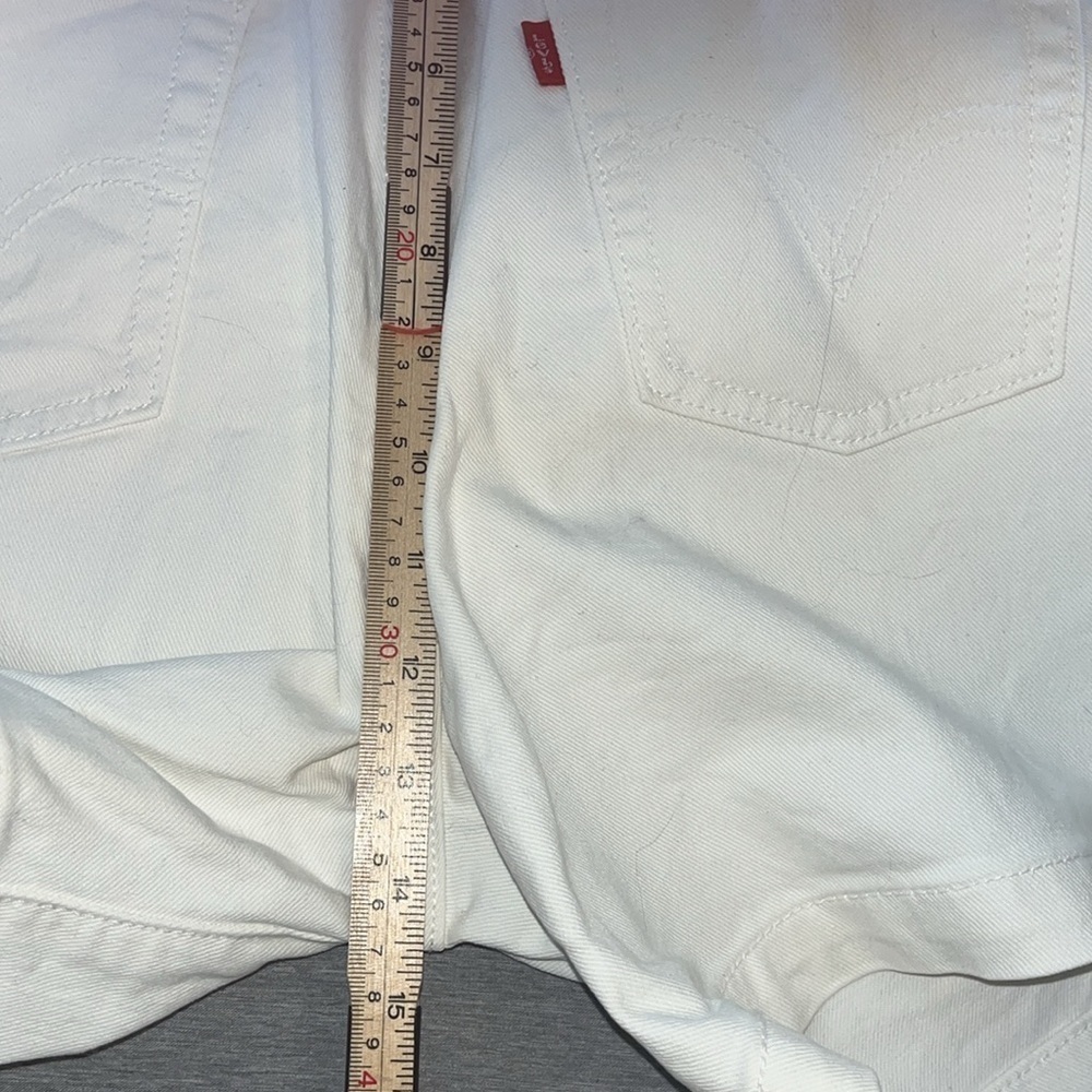 Levi's 515 White Denim Shorts. Size 6 Excellent condition - Picture 9 of 12